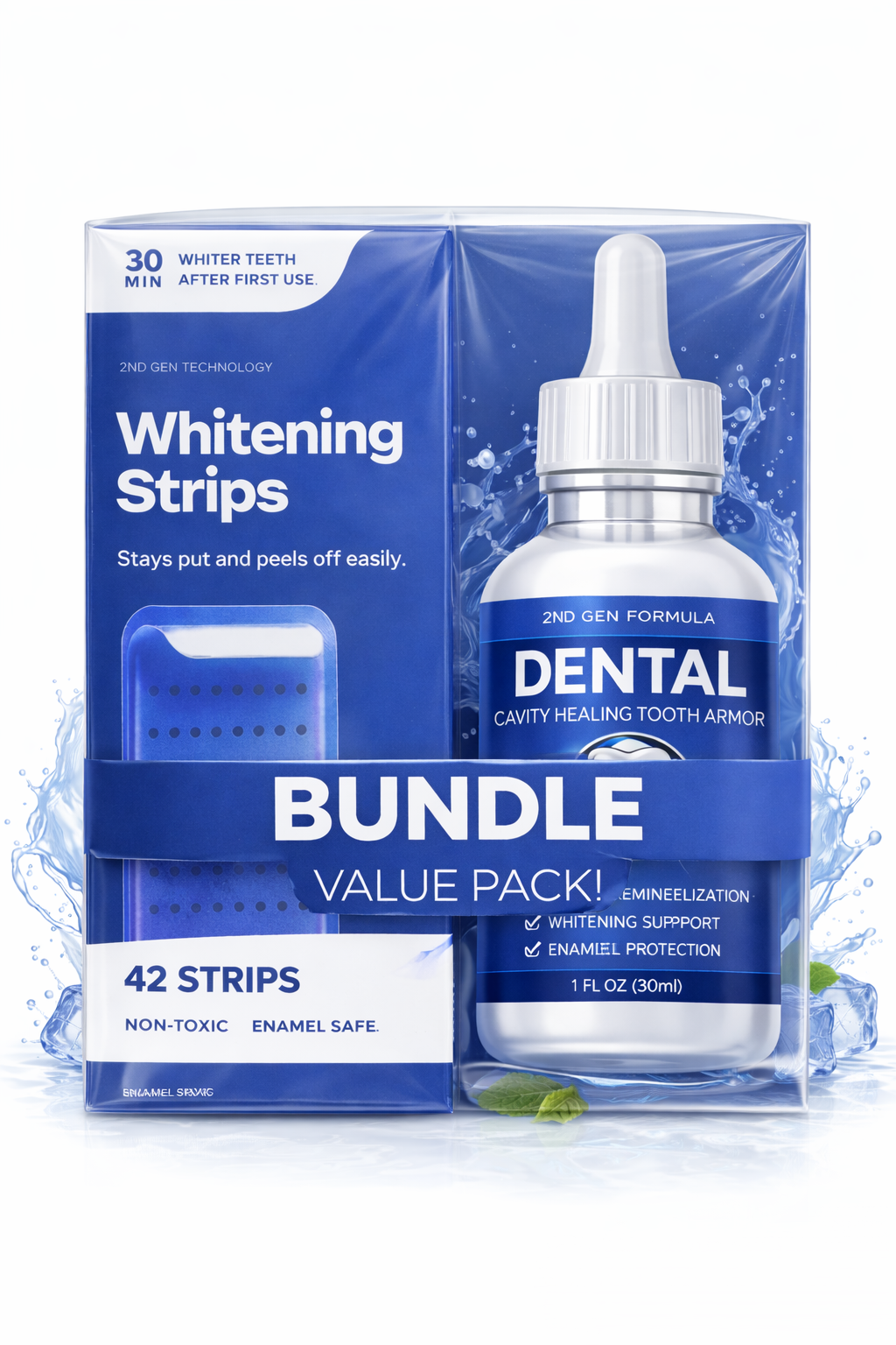 Whitening Complete Kit (Strips + Serum)