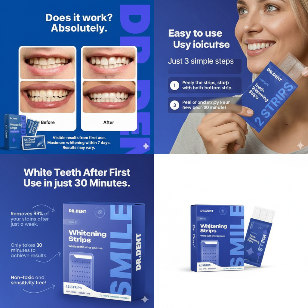 Ultra Whitening Strips(42 Strips)